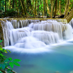 Beautiful waterfall in deep forest