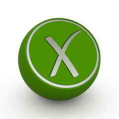 Fototapeta premium check circular icon on white background