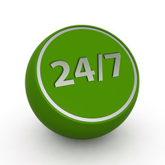 Support circular icon on white background