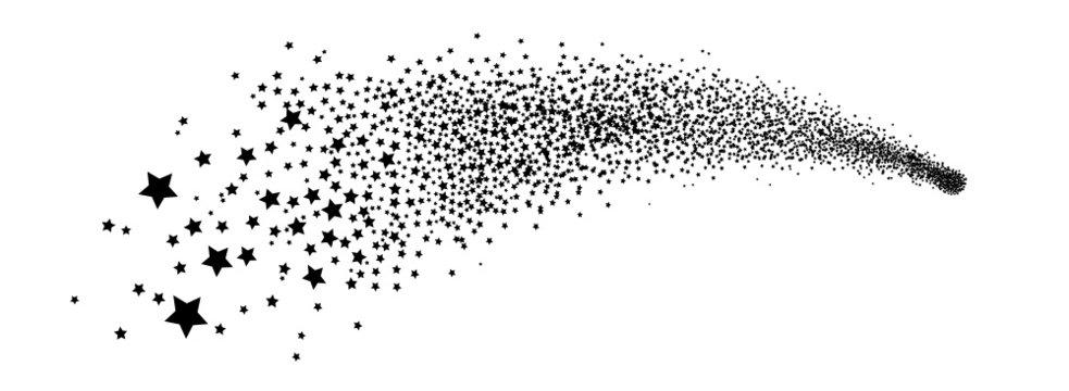 Sternschnuppe, Schweif, Asteroid, Komet, Meteorit, falling Star