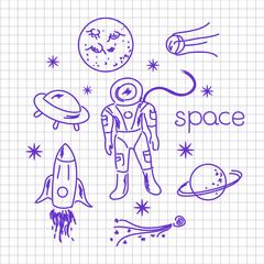 Space vector objects
