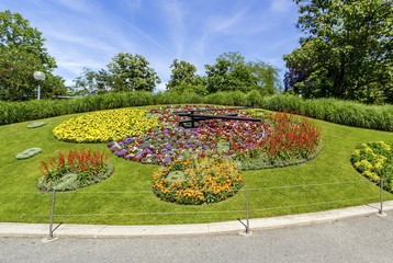 Flower clock, Geneva, Switzerland