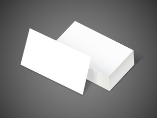 blank business card
