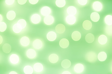 green Bokeh light vintage background