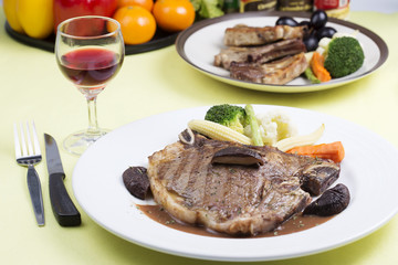 t-bone steak