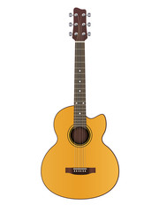Obraz premium Acoustic classic guitar