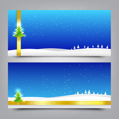 Fototapeta na wymiar 033-Merry Christmas banner Collection of greeting card 007