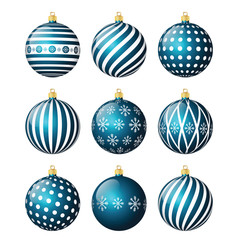 Set of christmas balls