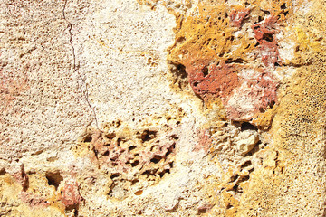 Classic travertine texture.