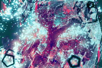 Abstract Glowing Background