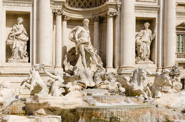 Trevi fountain, Rome, Italy