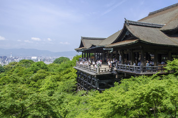 Fototapeta premium Świątynia Kiyomizu-dera w Kioto w Japonii
