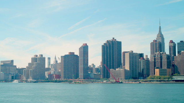 midtown manhattan 4k time lapse from gantry plaza state park nyc