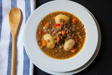 Lentil soup