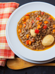 Lentil soup