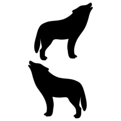 wolf silhouette