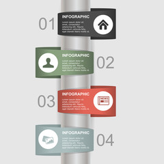 Modern Design template / can be used for infographics