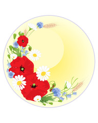 wildflower greeting card