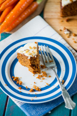 Carrot cake and farm fresh carrots