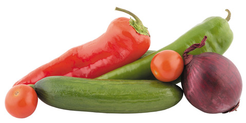 fresh vegitables isolated