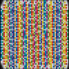 Vector background is of colorful squares.