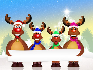 reindeer family © adrenalinapura