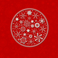 Snowflakes Background