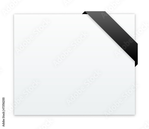 "the blank banner with ribbon" Stock image and royalty-free vector
