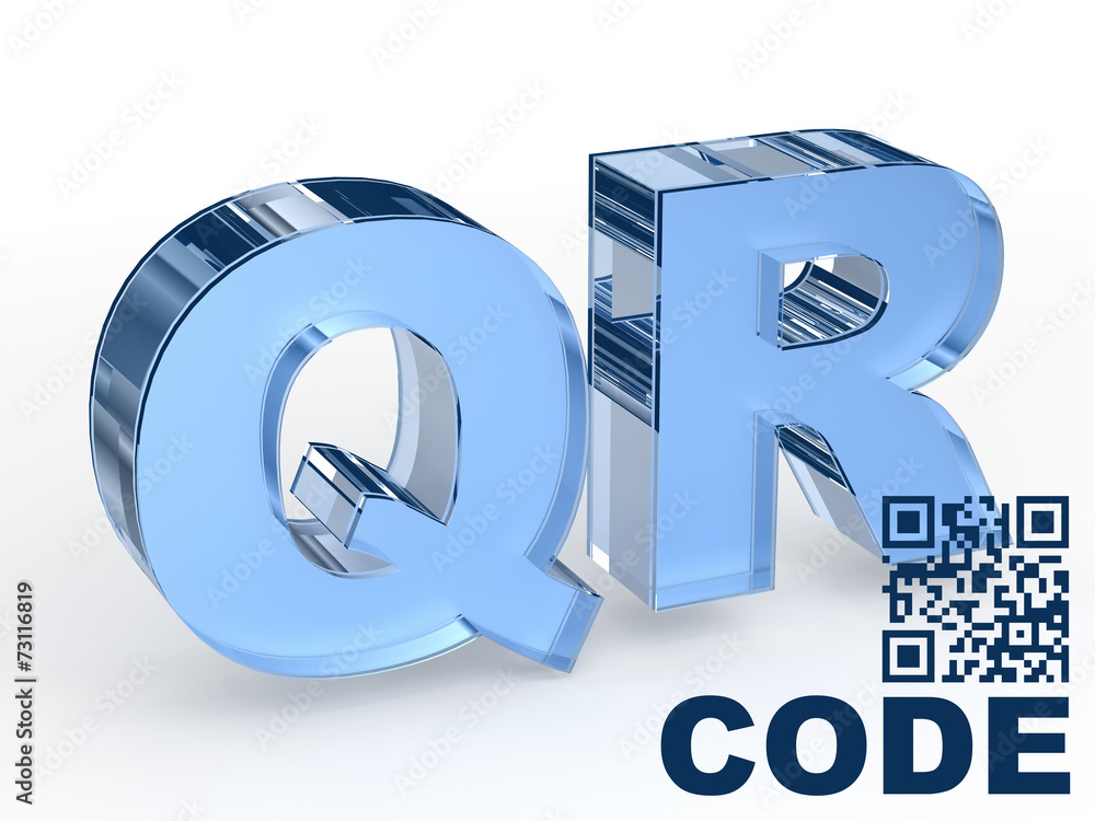 Poster qr code (quick response code)