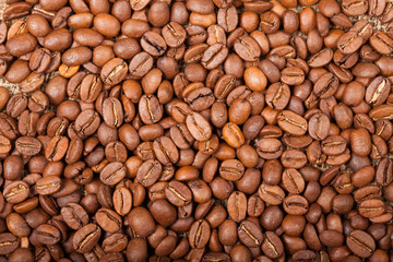 background of coffee beans