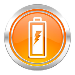 Obraz premium battery icon, power sign