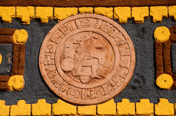 Obraz premium Typical Mayan Calendar