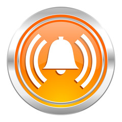 alarm icon, alert sign, bell symbol