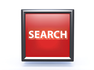 search pointer icon on white background