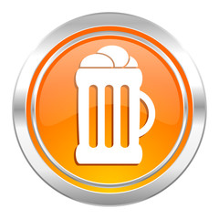 beer icon, mug sign