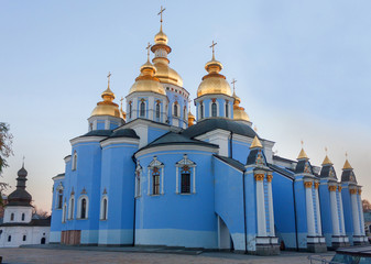 Fototapeta na wymiar The St. Michael's Golden-Domed Monastery, Kiev, Ukraine