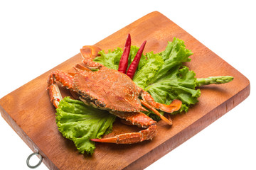 Boiled crab