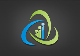 logo icon financial Business Symbol persen Icon social