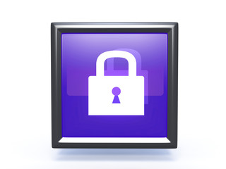 protect square icon on white background