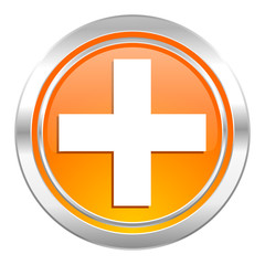 Obraz premium plus icon, cross sign