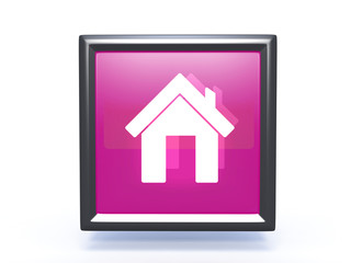 home square icon on white background