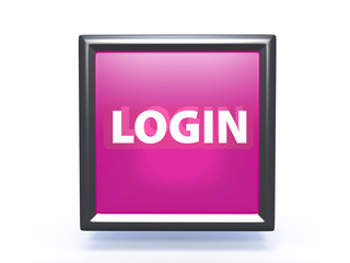 login square icon on white background