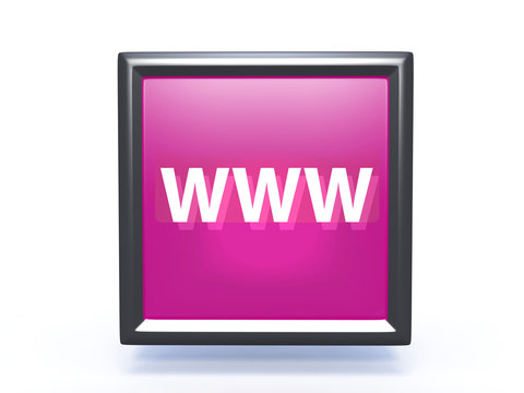 www pointer icon on white background