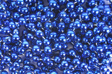 close up of the bauble garland background