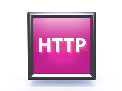 http pointer icon on white background