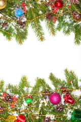 Naklejka na ściany i meble Christmas background. Eve framework