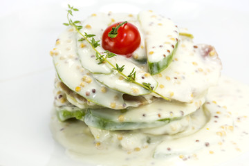 herring with vegetables