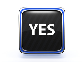 yes square icon on white background