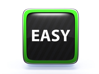 easy square icon on white background