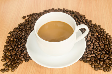 coffee, a cup of beans